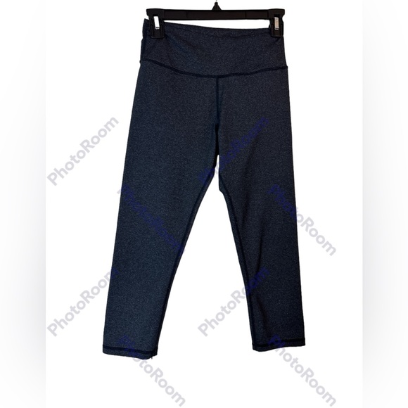 Lululemon Athletica Capri Leggings Women Size 4 Dark Gray Stretch Active Wear - Picture 2 of 7